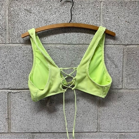 Cyn & Luca Neon Green Bikini Top - Picture 3 of 4